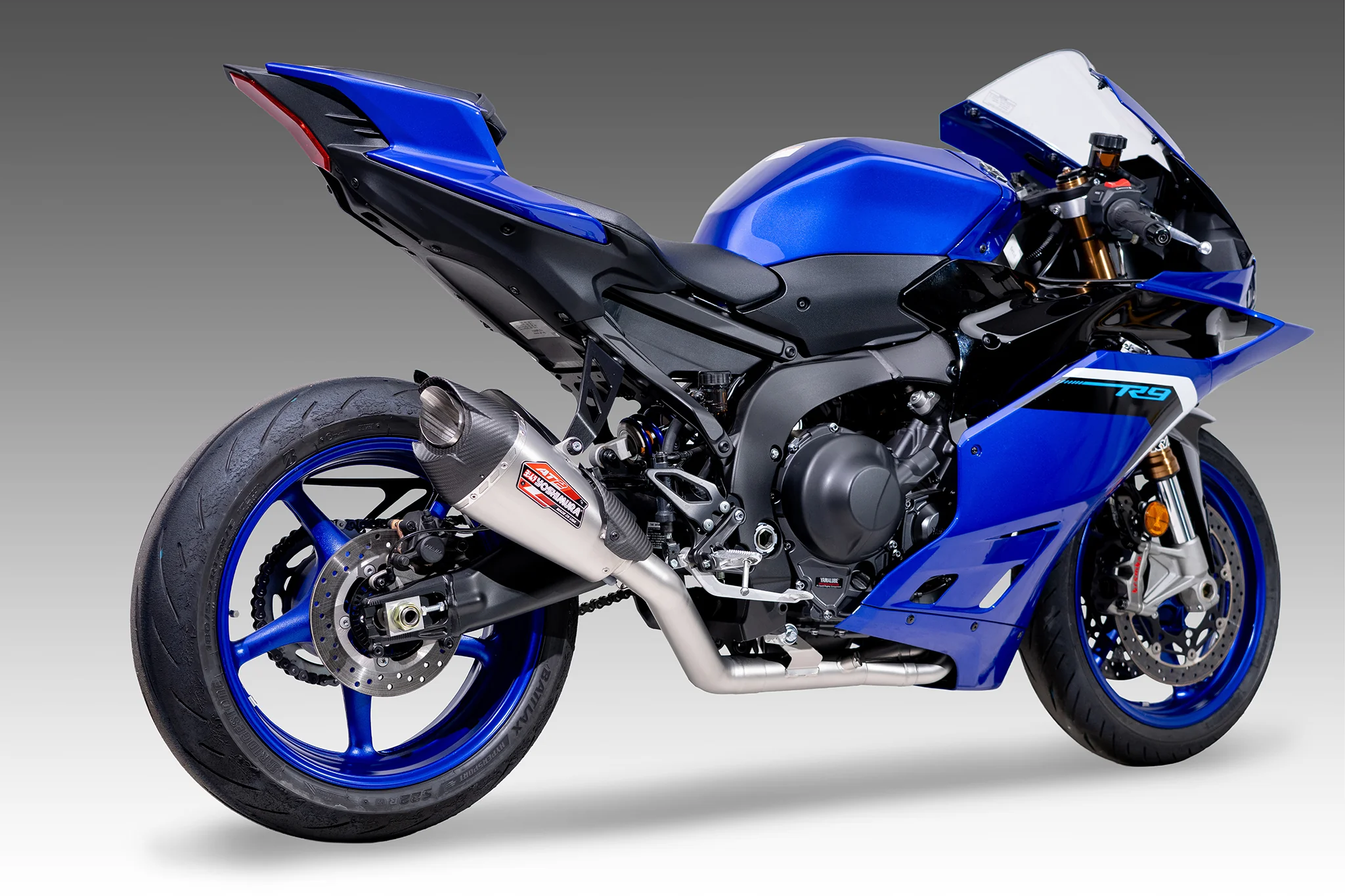R9 2025 Race AT2 Stainless Full Exhaust, w/ Stainless Muffler - Image 5