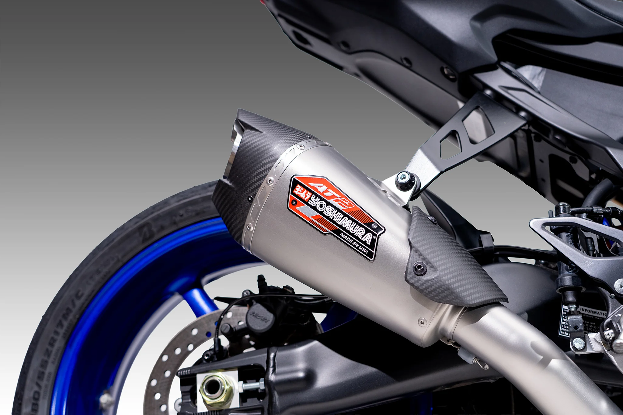 R9 2025 Race AT2 Stainless Full Exhaust, w/ Stainless Muffler - Image 7