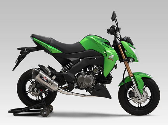 Z125 PRO 17-24 JMCA RACE R77 STAINLESS FULL SYSTEM W/ TITANIUM SLEEVE AND CARBON END CAP - Image 2