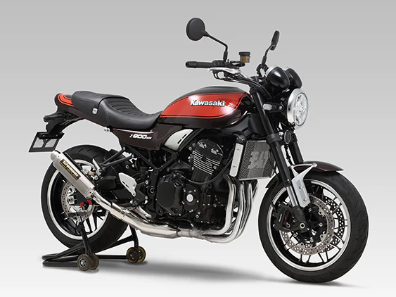 Z900RS/Cafe 2018-24 JMCA Brevis Stainless Slip-On w/ Stainless Sleeve - Image 2