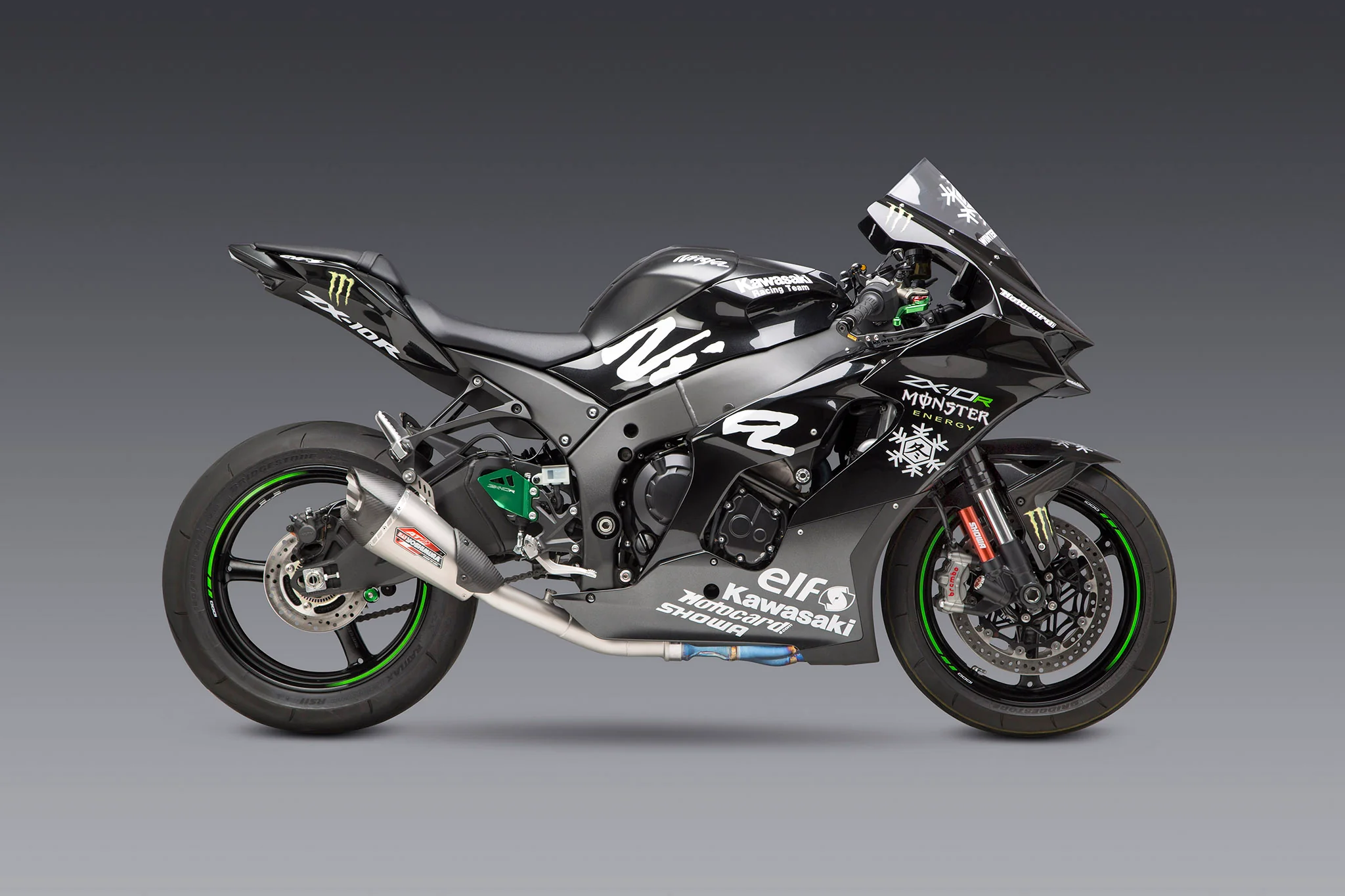 ZX-10R/RR 21-26 Race AT2 Stainless 3/4 Exhaust, w/ Stainless Muffler